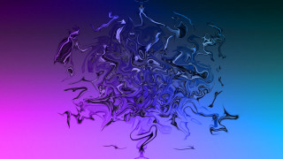 Dancing people blurry fire glow - c4d free wallpaper