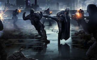 City night fireworks military epic - their hand and a man free wallpaper