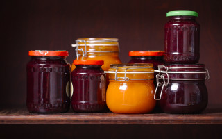 Jars foods green lid still - a green top free wallpaper