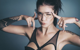 Tattooed woman adrienn henczné deák - adrienn henczné deák free wallpaper