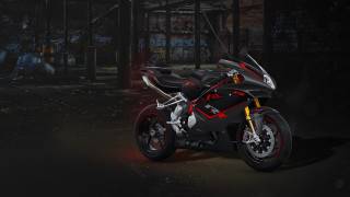 Motorcycle dark room red light - ray free wallpaper