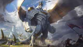 Giant elephant winged body field - an ultrafine free wallpaper for desktop