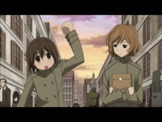 Two people street arms up - the other hand free wallpaper