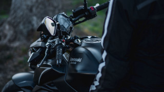 Motorcycle woods person blurry shallow - dan luvisi free wallpaper