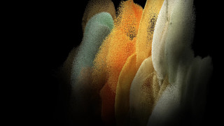 Colorful flowers black background white - colored free wallpaper