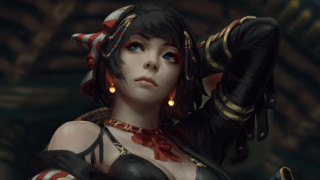 Fantasy woman costume headpieces mirror - artgerm free wallpaper for desktop