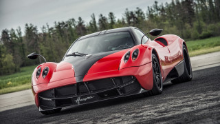 Red black sports car road - a road next free wallpaper