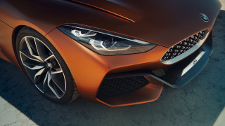 Gyeon car closeup street headlamps - a street free wallpaper