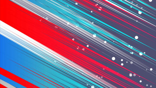 Red white blue diagonal stripe - a diagonal pattern free wallpaper