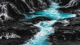 River forest rocks water planet - rock and water free wallpaper
