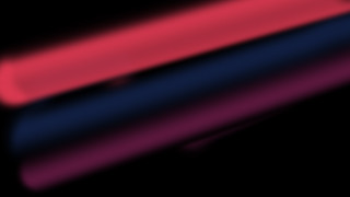 Red blue tube synchromism raytraced - chromatic aberration free wallpaper