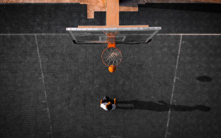 Basketball hoop basketball person night - chris labrooy free wallpaper