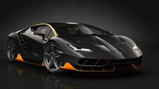 Black yellow sports car reflection - unreal free wallpaper