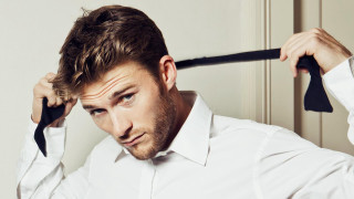 Man hairbrush tie camera looking - mitchell mohrhauser free wallpaper