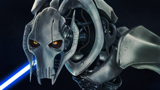 Robot light saber helmet cyborg - a robot free wallpaper