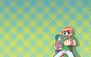 Cartoon character girl arms green - adam rex free wallpaper