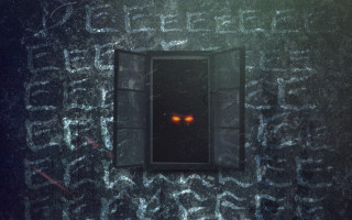 Red light window black wall - a black wall free wallpaper for desktop