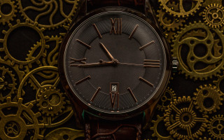 Watch gears macro clock roman - gear free wallpaper