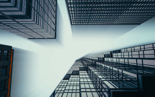 Tall building tall windows skyline - modular free wallpaper