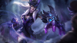 Woman sword demon armor fur - dom qwek free wallpaper
