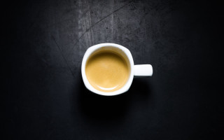 Coffee spoon black table minimalism - a spoon free wallpaper