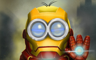Cartoon character lightup hand yellow - suit free wallpaper