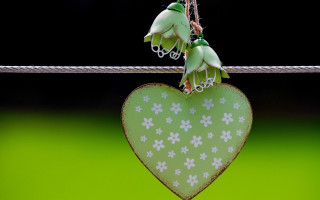 Heart cookie floral sword gradient - a string free wallpaper