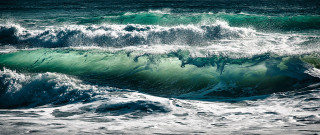 Green ocean waves beach planet - ocean free wallpaper