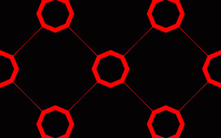 Hexagon bauhaus honeycomb checkered argyle - modular free wallpaper