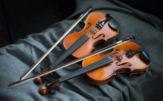 Violin bow blanket couch black - anne rigney free wallpaper