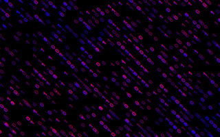 Black purple pink dots cyberpunk - chromatic aberration free wallpaper