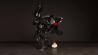 Robot metal redlight table black - metal free wallpaper