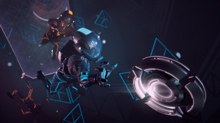Futuristic man suit helmet background - a futuristic background free wallpaper