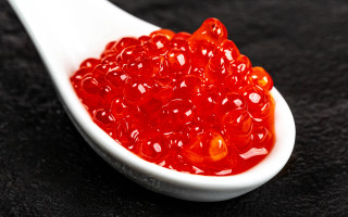 White spoon red jelly black - gutai group free wallpaper