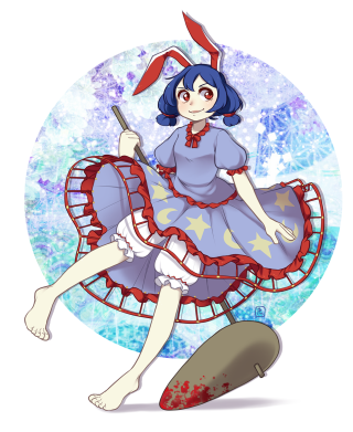 Cartoon girl dress skateboard circular - a circular background free wallpaper