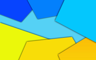 Colorful paper geometric abstract triadic - triadic free wallpaper