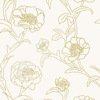 Flower drawing white background line - a silk screen free wallpaper