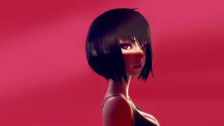 Woman short bobble black dress - artgerm free wallpaper for desktop