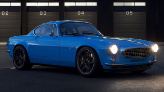 Blue sports car garage clock - bernardo cavallino free wallpaper