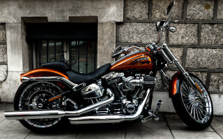 Motorcycle pavement building door window - chrome free wallpaper
