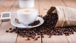 Coffee cup beans phone wooden - morning free wallpaper