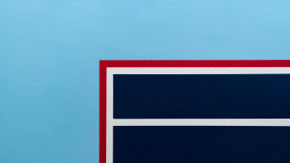 Red white blue window minimalist - a blue wall free wallpaper
