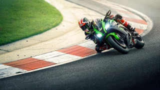 Motorcycle race track panfuturism tiltshift - andrew law free wallpaper