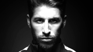 Bearded man striped shirt serious - striped free wallpaper