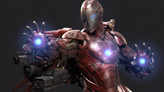Glowing robot arm cannon scifi - a robot free wallpaper