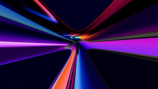 Colorful abstract black blue red - neon free wallpaper