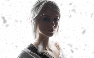 Woman white shirt green eyes - green eye free wallpaper