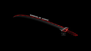 Sword weapon of choice red - a red stripe free wallpaper
