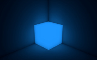 Blue light dark room ambient - eden box free wallpaper