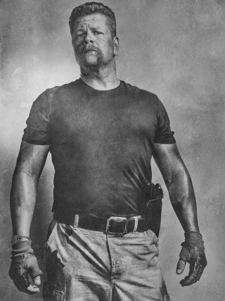 Man black shirt belt hands - his hands in his pockets free wallpaper